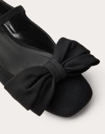 VALENTINO GARAVANI BOWJANE MARY-JANE BALLERINA IN CREPE FABRIC 20MM - Image 3